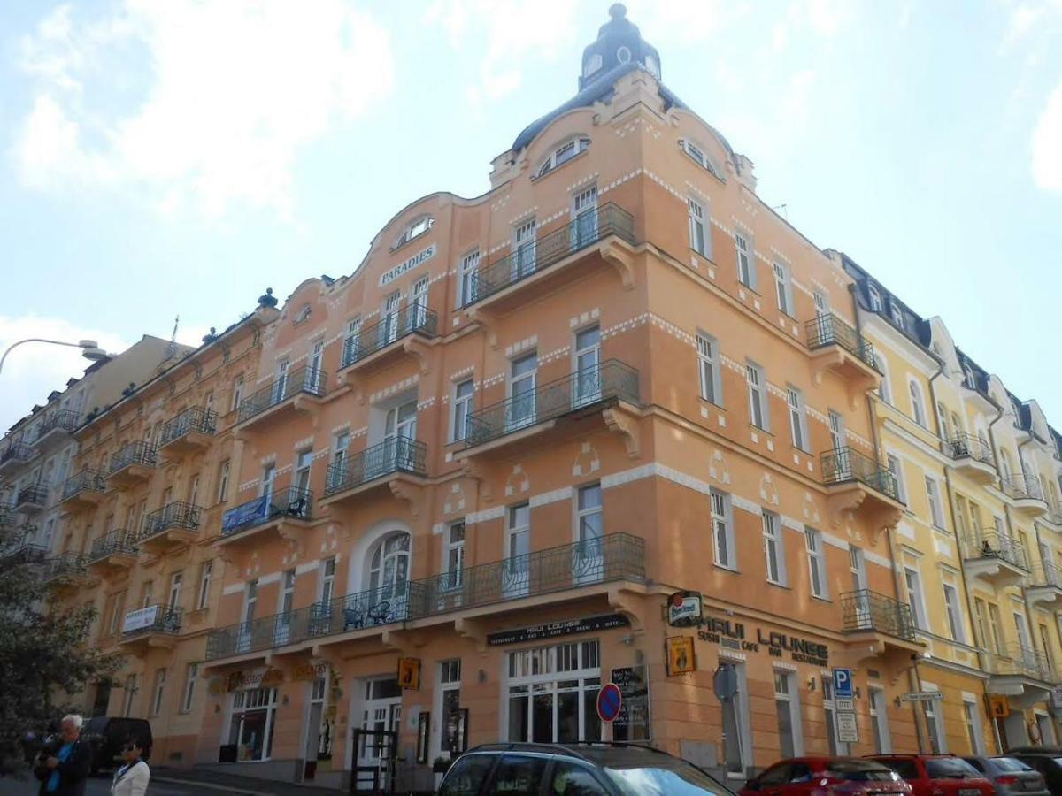 Ferienwohnung Balconies Above Colonnade Mariánské Lázně Exterior foto